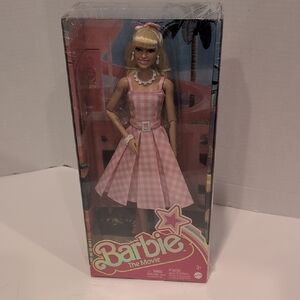 Barbie The Movie Doll in Pink Checkered Outfit